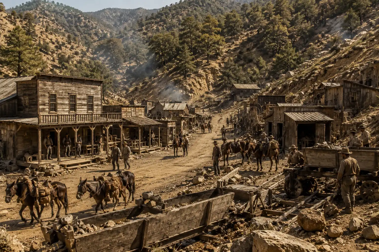 Mining Camps Were More Than Places to Dig for Gold