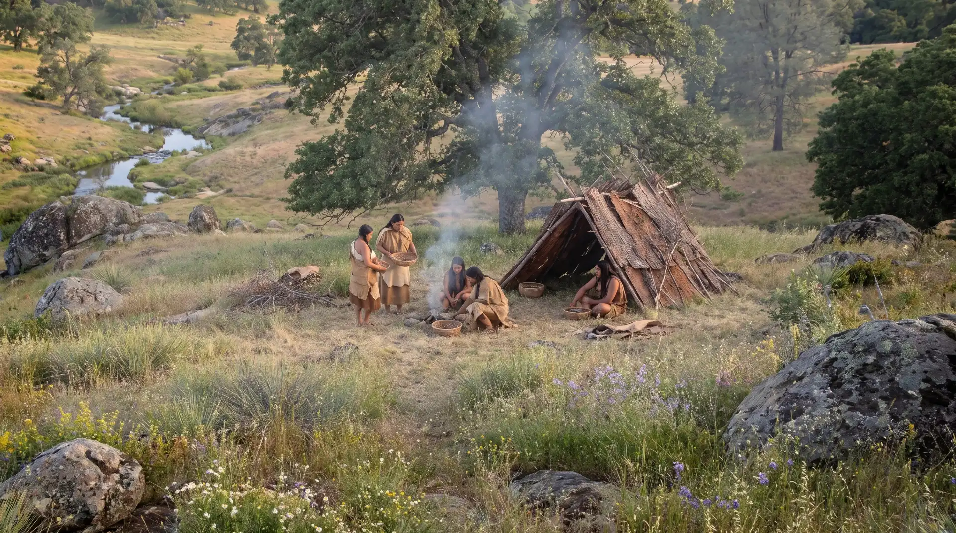 Native Life in the Sierra Foothills Before the Gold Rush